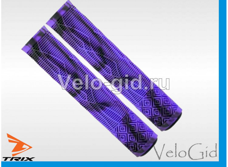 Грипсы (ручки на руль) Trix BMX Purple G132